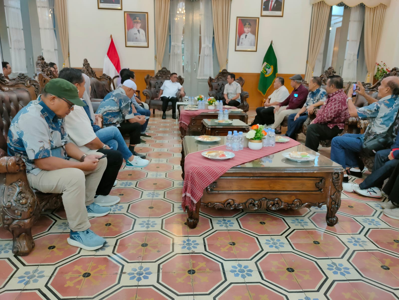 Gubernur Banten Andra Soni Sambut Rombongan PWI Sumbar 